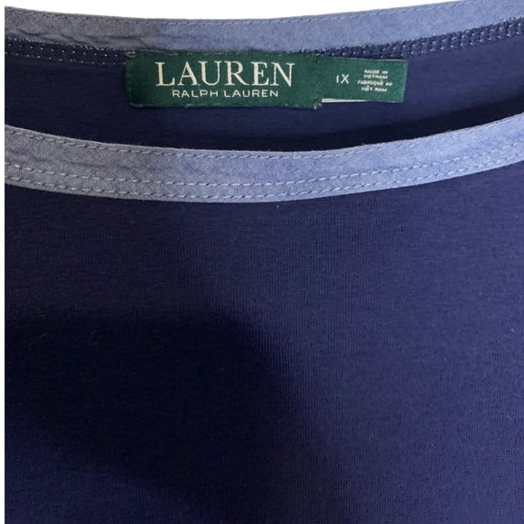 Lauren Ralph Lauren Women’s Top with Zipper Detail, Size 1X - Picture 3 of 6